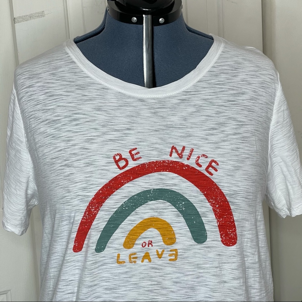 🌵White Burnout Graphic Tee By MCLA NWT 1X & 2X
